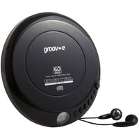 Groov-e Retro Portable CD Player Black - official product image