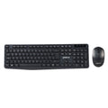Groov-e Wireless Full-Size Keyboard and Mouse Set Black - official product image