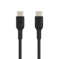 Belkin BoostCharge Braided USB-C to USB-C Cable 60W 1m Black product image