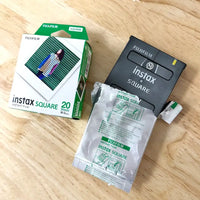 FUJIFILM instax SQUARE Instant Film Twin Pack 20 Shots - film cartridge and pack