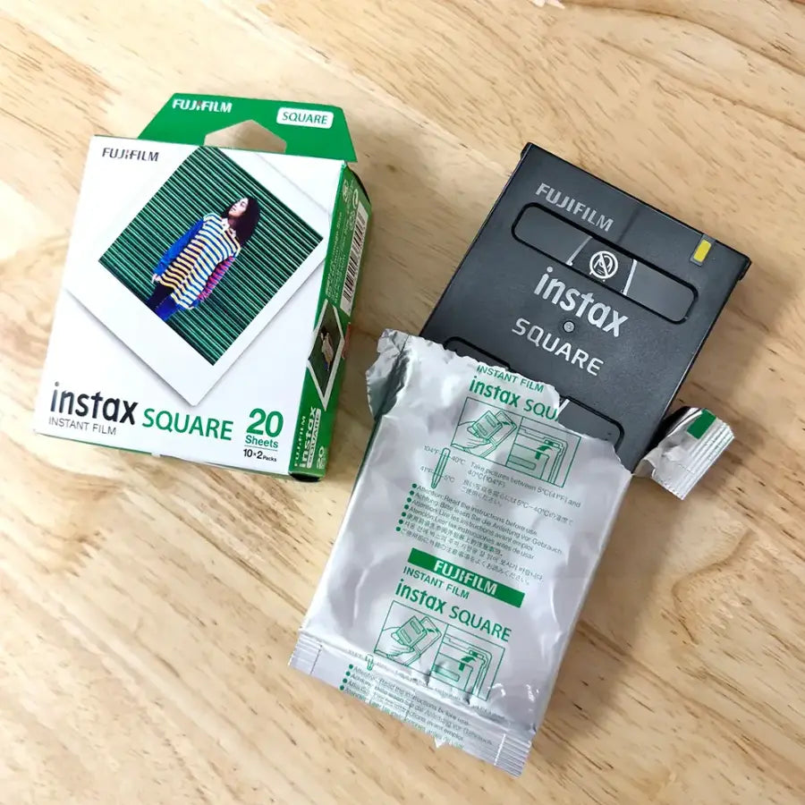 FUJIFILM instax SQUARE Instant Film Twin Pack 20 Shots - film cartridge and pack