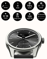 Withings ScanWatch 2 - Advanced Health Monitor with ECG & SpO2 - 42mm Black | 78-HWA10-model 4-All-Int