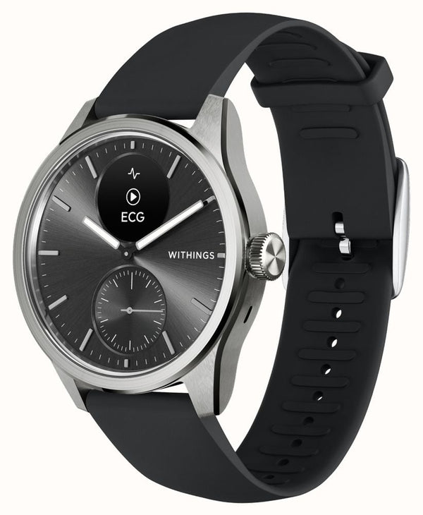 Withings ScanWatch 2 - Advanced Health Monitor with ECG & SpO2 - 42mm Black | 78-HWA10-model 4-All-Int