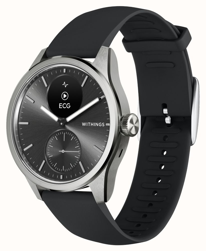 Withings ScanWatch 2 - Advanced Health Monitor with ECG & SpO2 - 42mm Black | 78-HWA10-model 4-All-Int