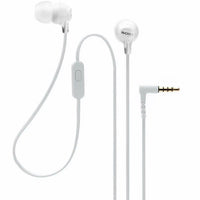Sony MDR-EX15AP Wired In-Ear Earphones with Microphone - White - alternate product view