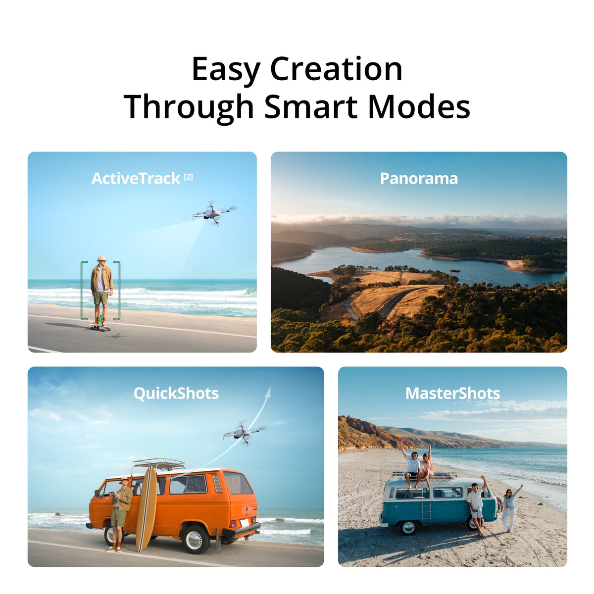DJI Lito X1 Fly More Combo (DJI RC 2) - smart shooting modes