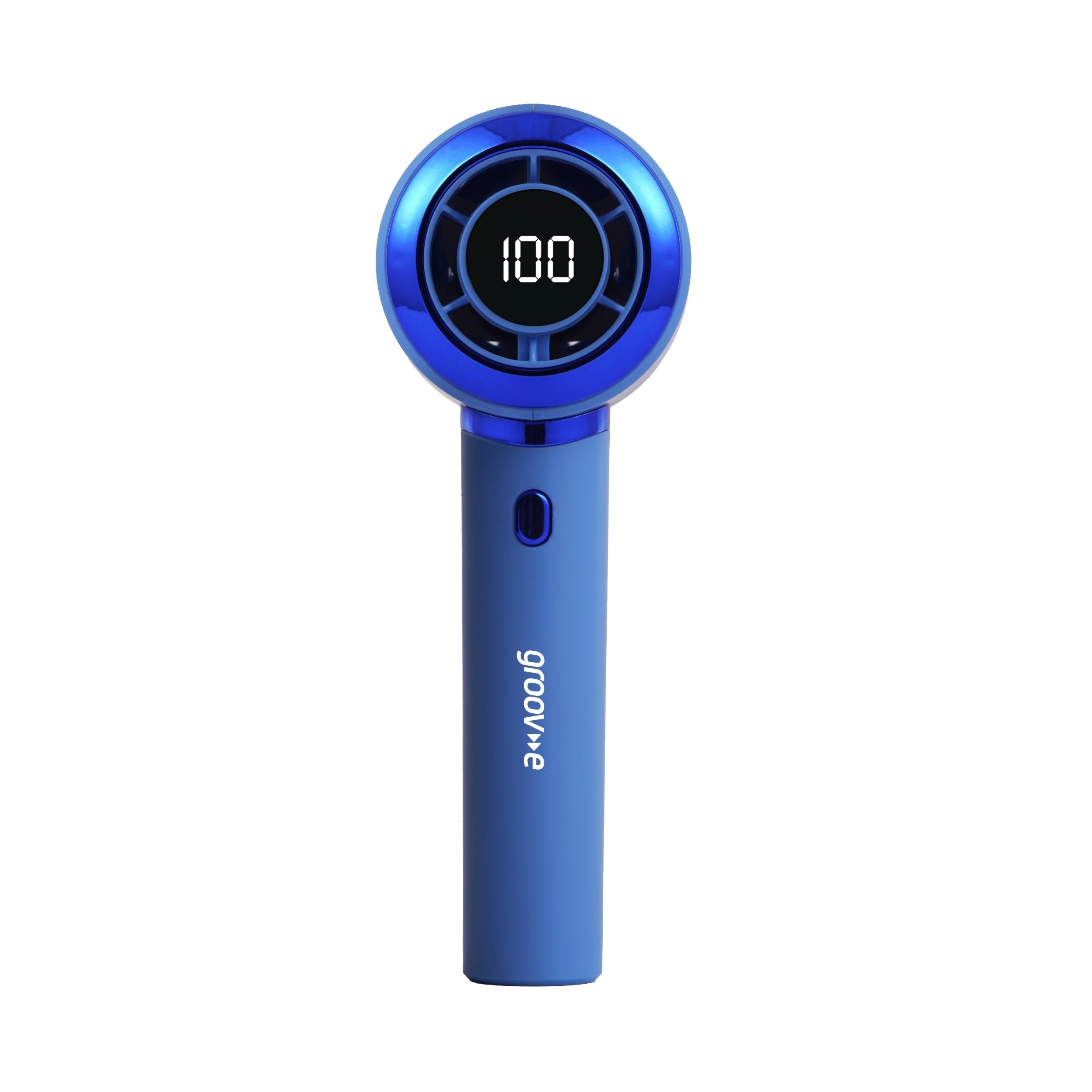 Groov-e Coola AirMax Portable Handheld Fan Blue - official product image