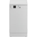 Beko 10 Place Freestanding Slimline 45cm Dishwasher | DVS04X20W Beko Dishwasher Euronics Ireland
