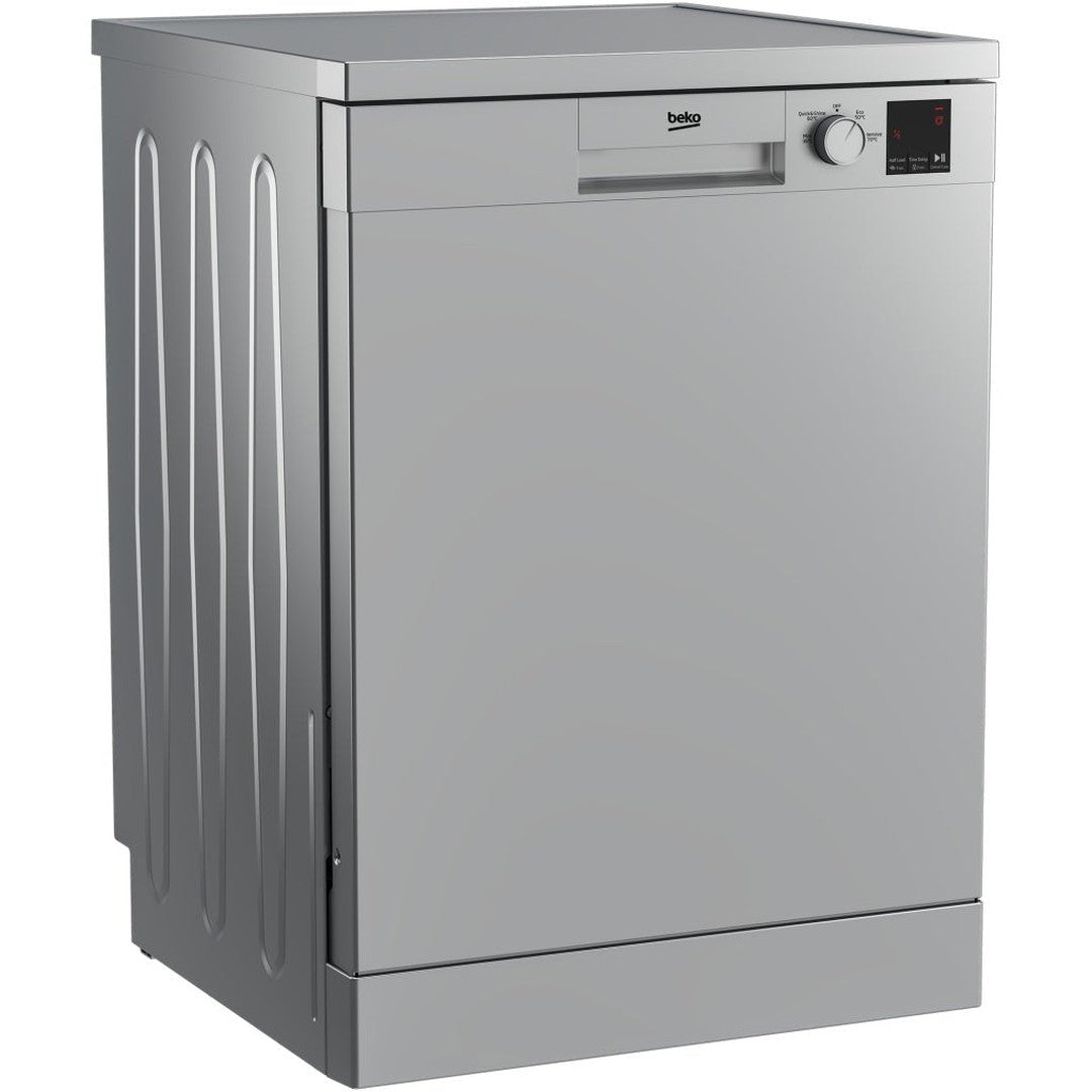 Beko 60cm 13 Place Silver Dishwasher | DVN04X20S Beko Dishwasher Euronics Ireland