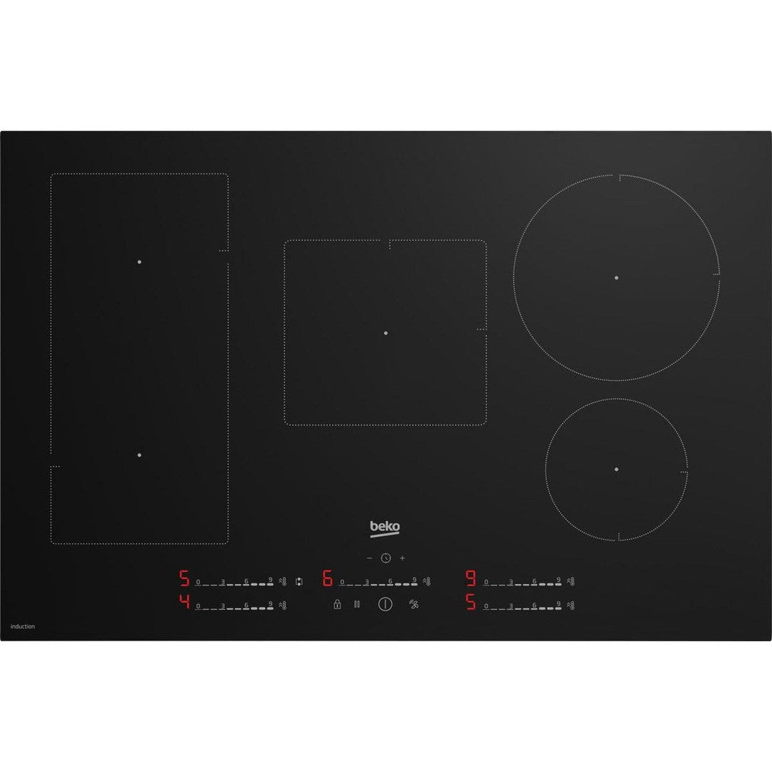 Beko 80cm Induction Hob | HII85700UFT Beko Hob Euronics Ireland