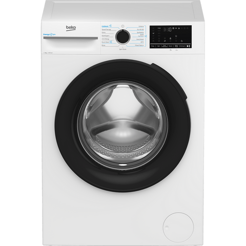 Beko EnergySpin™ 8kg Washing Machine with 1400 rpm - White | BM3WT4841IW