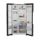 Beko Freestanding American Style Fridge Freezer with NeoFrost™ Black Steel | ASL1442VPZ Beko American Fridge Freezer Euronics Ireland