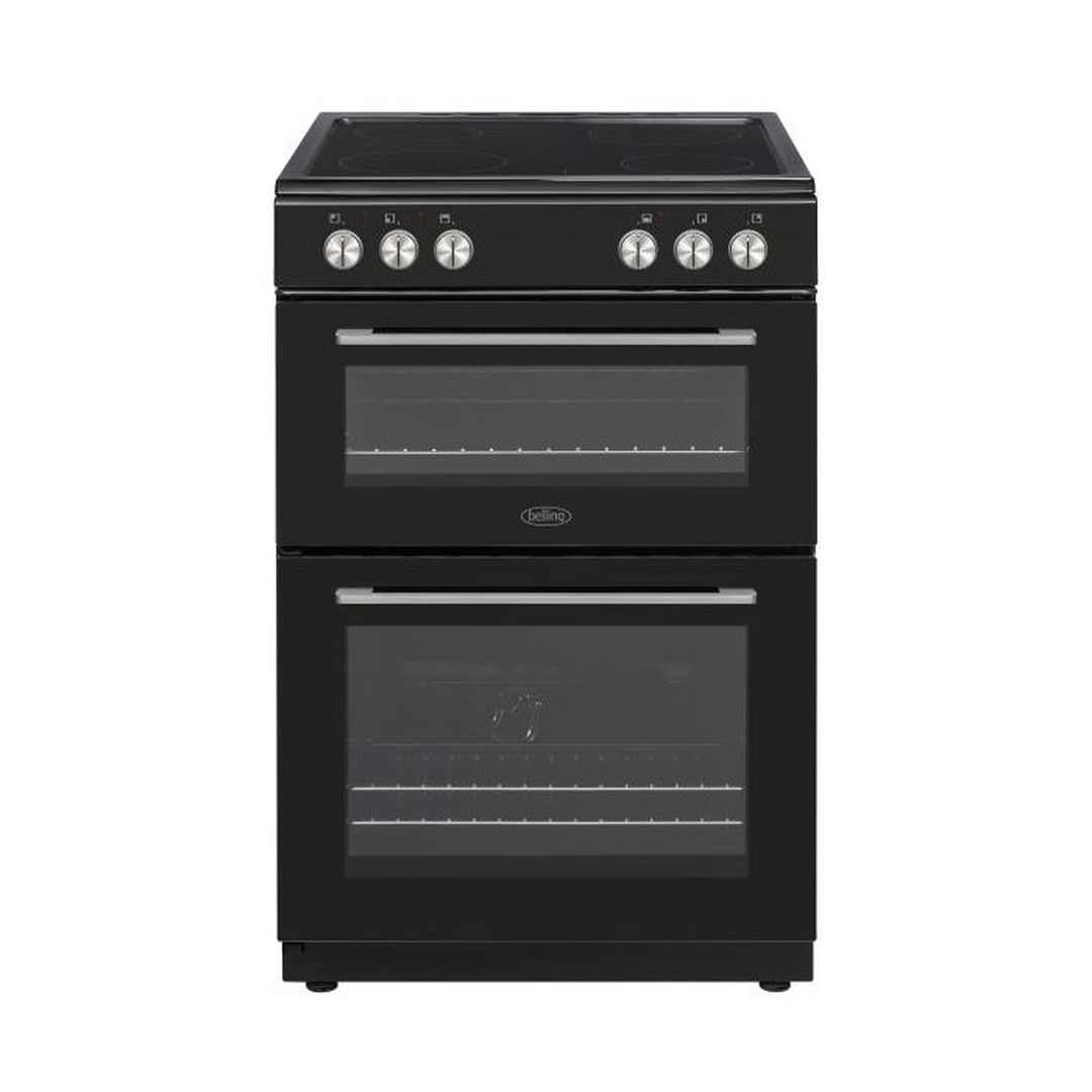 Belling 60CM Black Ceramic Cooker | BFSE61DOBLK Belling Cooker Euronics Ireland