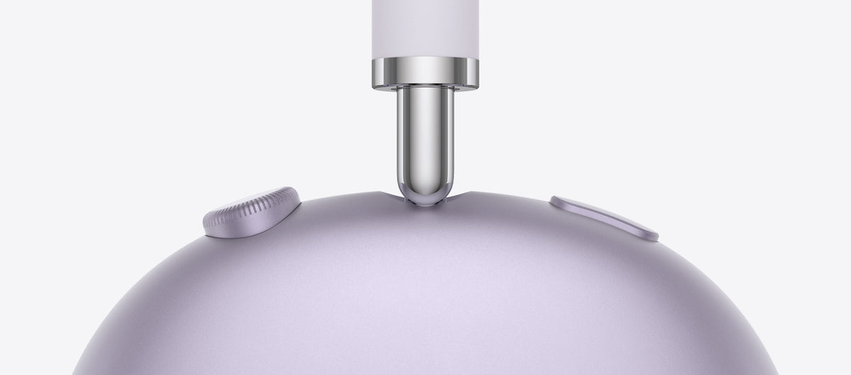 Apple AirPods Max 2 Wireless Over-Ear Headphones - Purple - top of ear cup