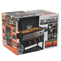Blackstone 36" Griddle and 3 Drawers Airfryer Combo - Griddle Barbeque