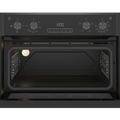 Blomberg 90cm Built-in Fan Double Oven Dark Steel | RODN9202DX Blomberg Oven Euronics Ireland