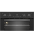 Blomberg 90cm Built-in Fan Double Oven Dark Steel | RODN9202DX Blomberg Oven Euronics Ireland