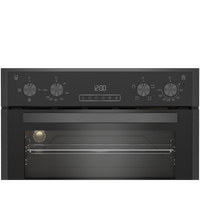 Blomberg 90cm Built-in Fan Double Oven Dark Steel | RODN9202DX Blomberg Oven Euronics Ireland