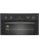 Blomberg 90cm Built-in Fan Double Oven Dark Steel | RODN9202DX Blomberg Oven Euronics Ireland