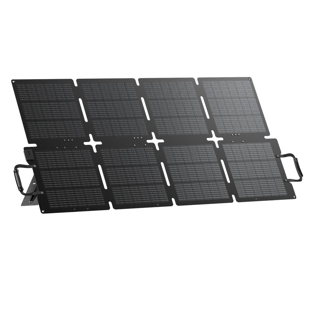 BLUETTI SORA 130 130W Portable Solar Panel - on kickstand, other side