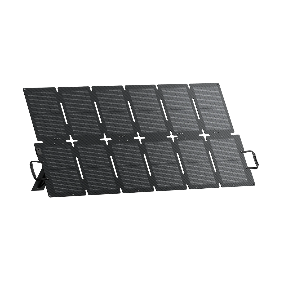 BLUETTI SORA 220 220W Portable Solar Panel - on kickstand, other side