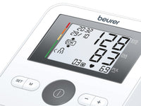 Beurer BM 27 blood pressure monitor — close-up of display and control buttons