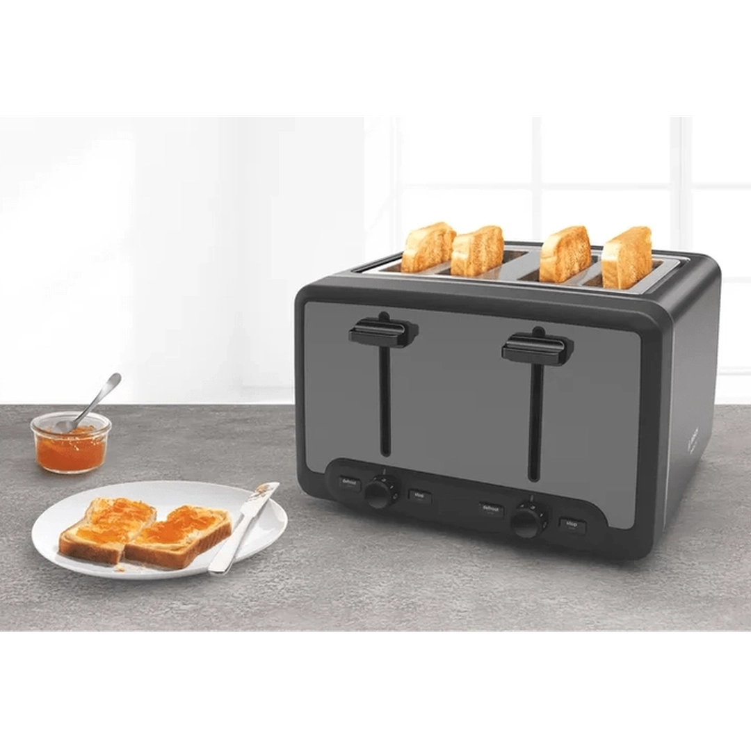 Bosch DesignLine Graphite 4 Slice Toaster | TAT5P445GB Bosch Toaster Euronics Ireland