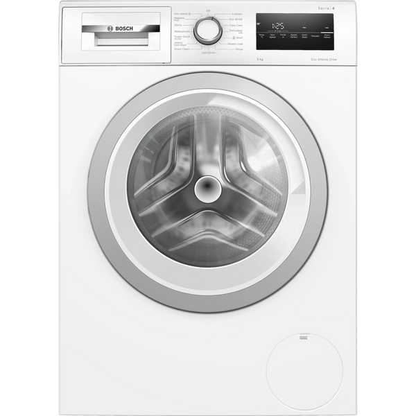 Bosch Series 4 Washing machine, Front Loader 9kg 1400 rpm - White | WAN28259GB Bosch Washing Machine Euronics Ireland