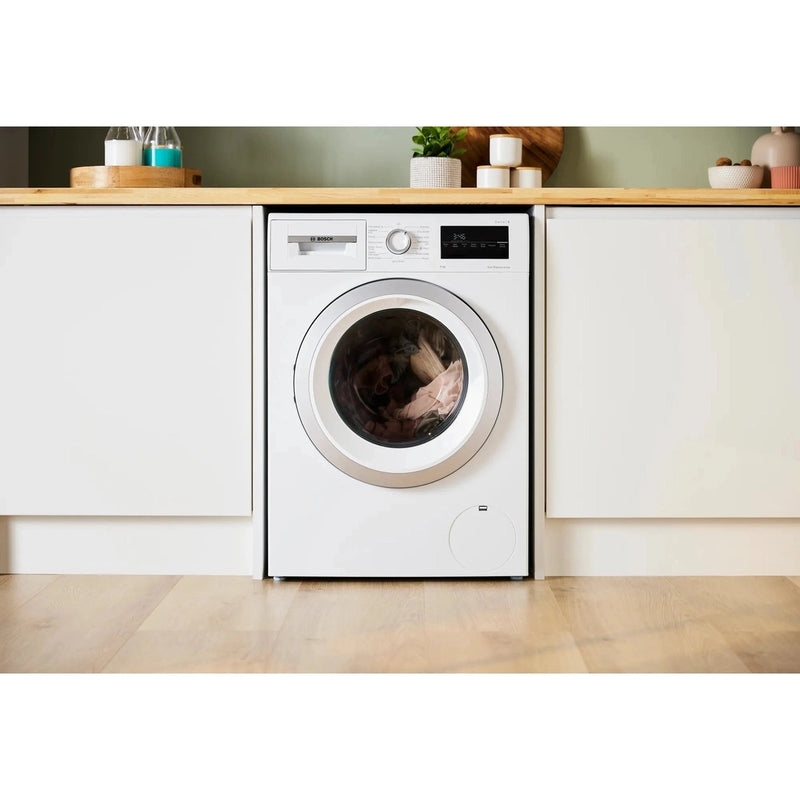 Bosch Series 4 Washing machine, Front Loader 9kg 1400 rpm - White | WAN28259GB Bosch Washing Machine Euronics Ireland