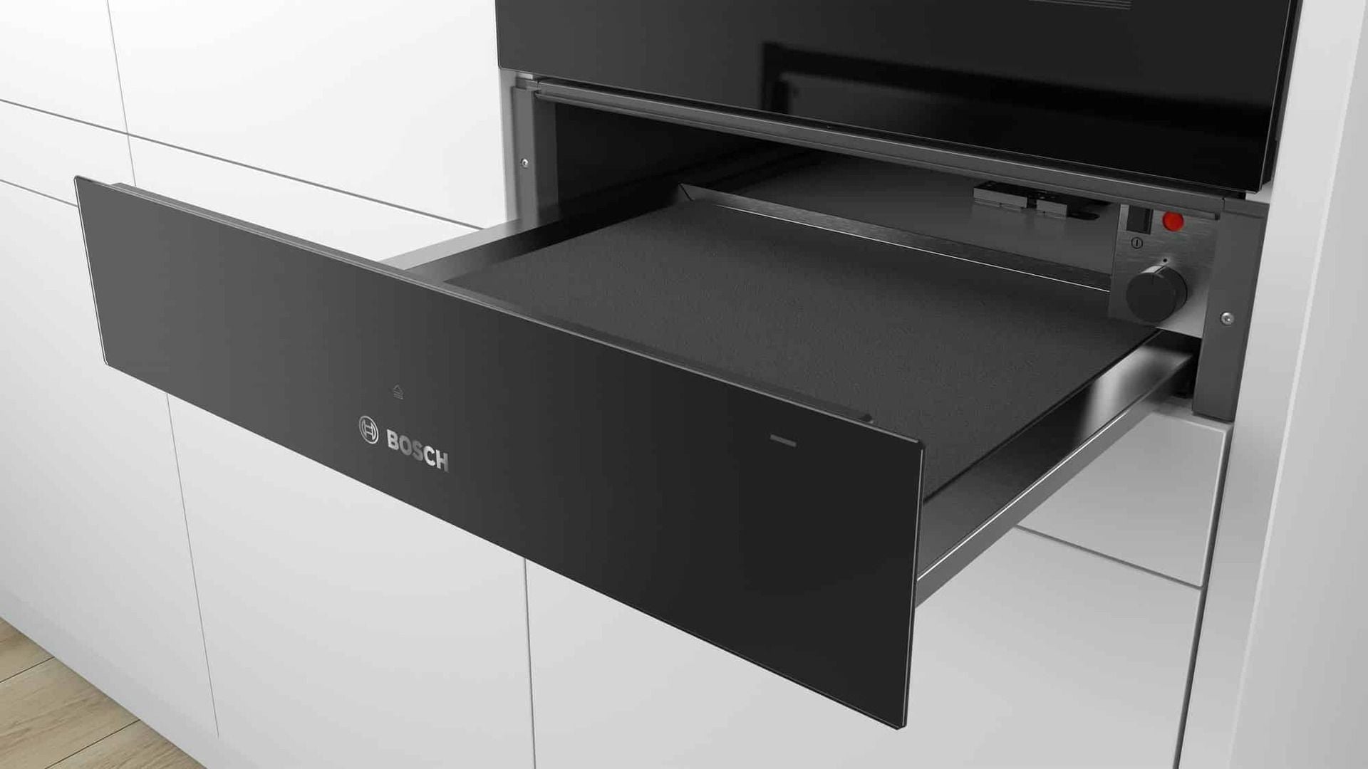 Bosch Serie | 6 60cm Built-In Warming Drawer Black | BIC510NB0