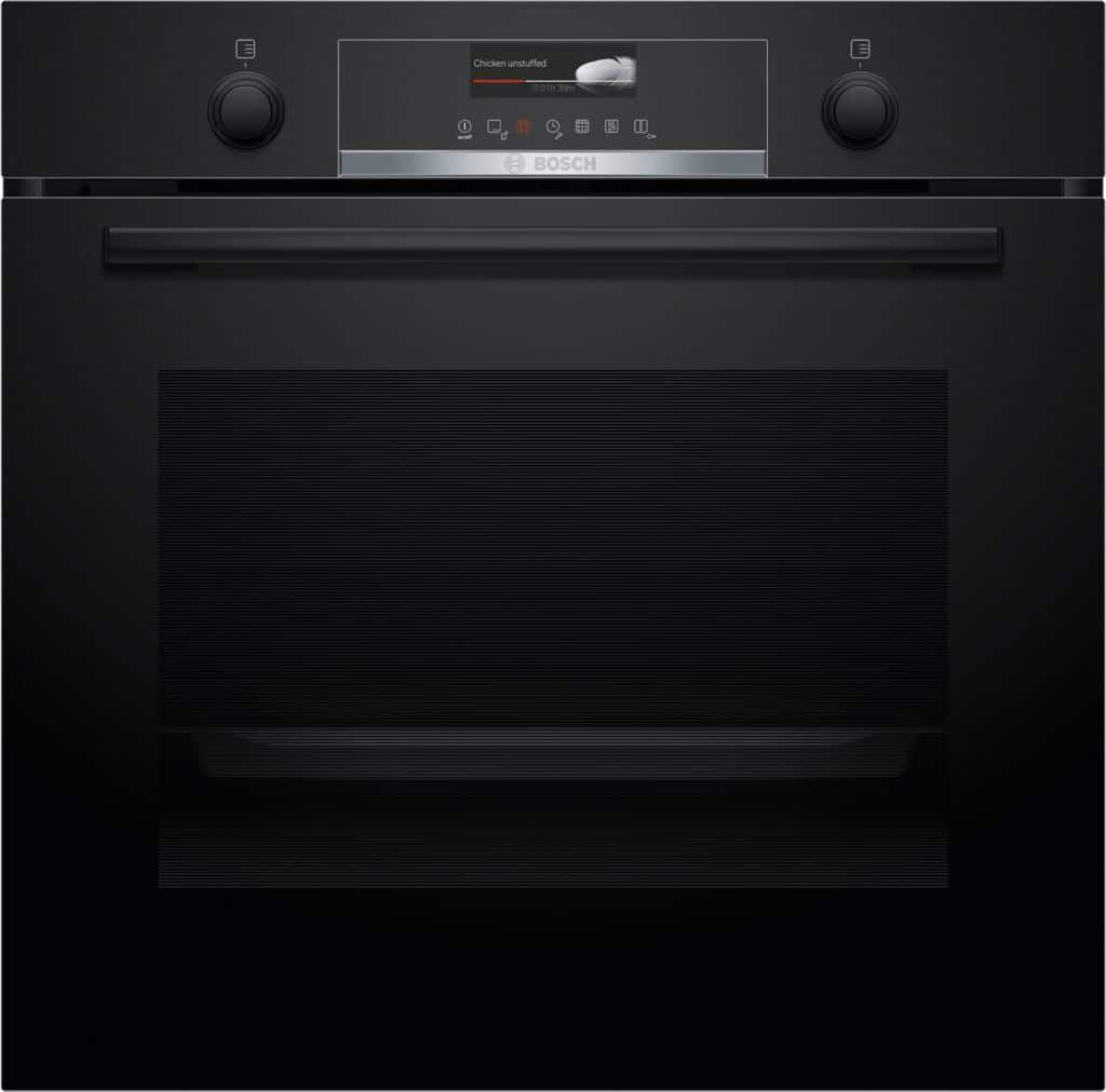 Bosch Serie 6 60cm 71 Litre Built-In Single Oven Black | HBG579BB6B