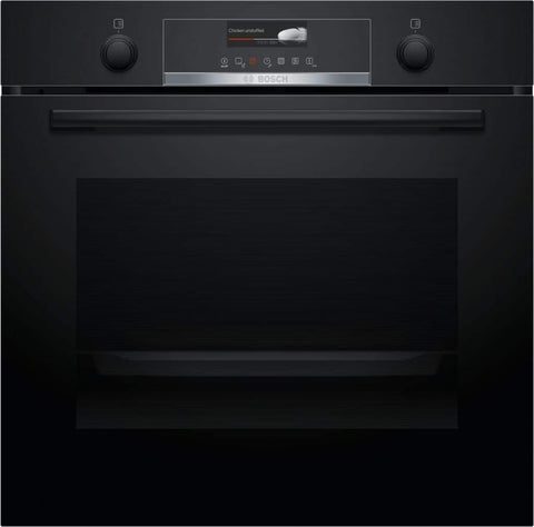 Bosch Serie 6 60cm 71 Litre Built-In Single Oven Black | HBG579BB6B