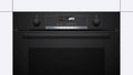 Bosch Serie 6 60cm 71 Litre Built-In Single Oven Black | HBG579BB6B