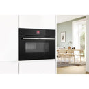 Bosch Series 8 60cm 45 litre built in single oven with microwave function | CMG7241B1B Bosch Oven Euronics Ireland