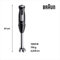 Braun MultiQuick 5 Pro Hand Blender - Black - dimensions
