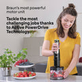 Braun MultiQuick 9 Hand Blender - Black - in use with chopper