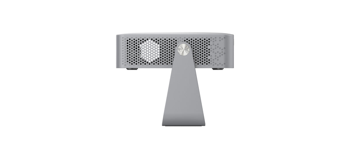 Philips NeoPix 256 Full HD Projector with Wi-Fi Screen Mirroring - Grey - rear view with ventilation