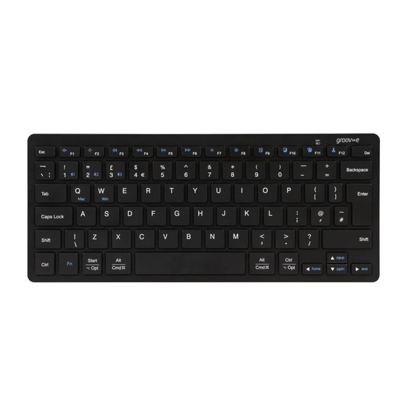 Groov-e Compact Bluetooth Keyboard Black - official product image
