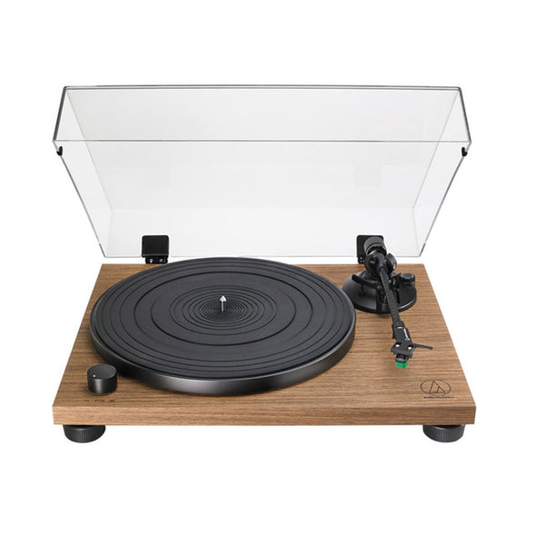 Audio-Technica AT-LPW40WN walnut turntable hero view