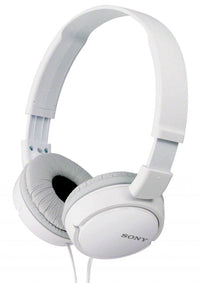 Sony MDR-ZX110 Wired On-Ear Headphones - White - hero view