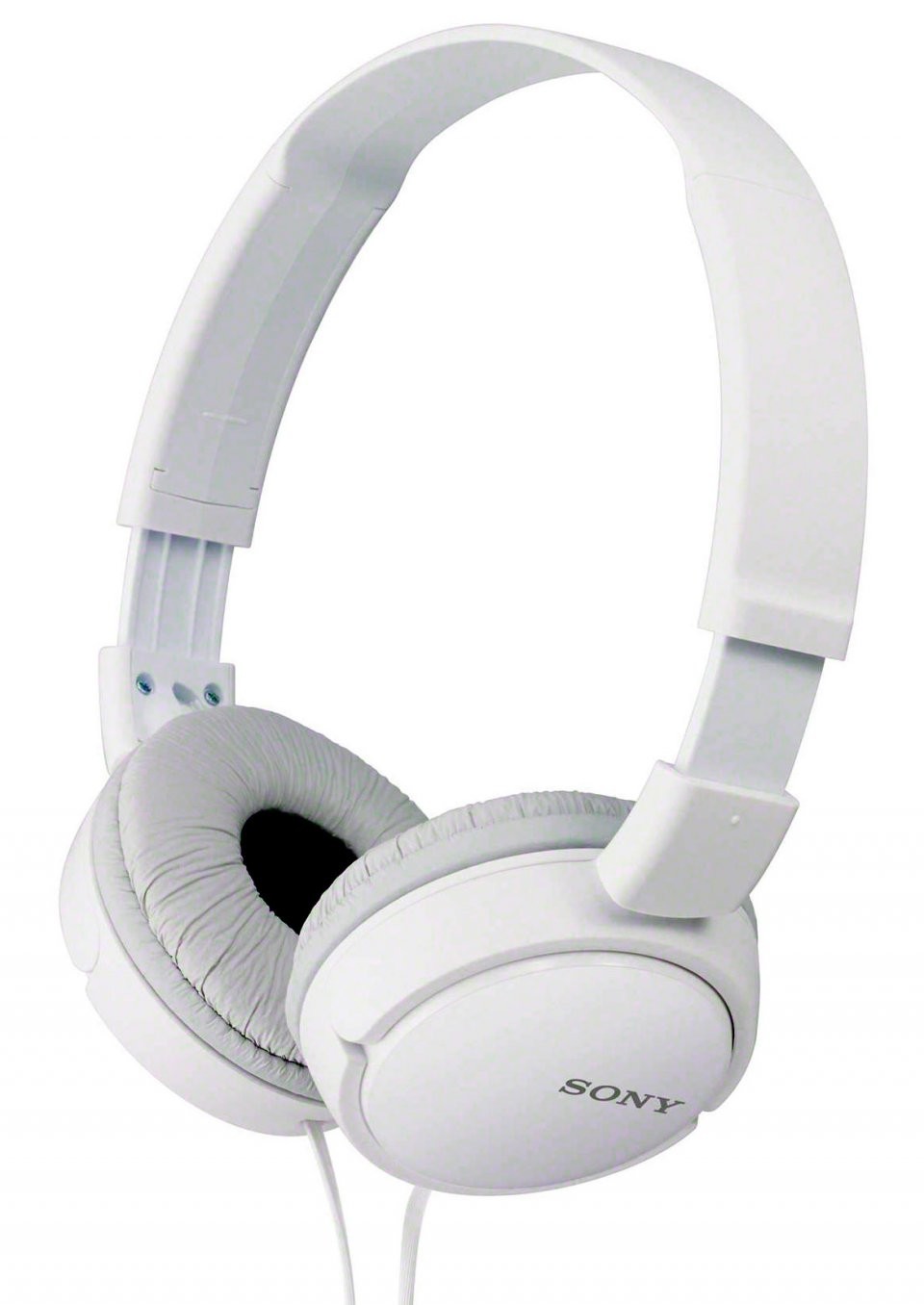 Sony MDR-ZX110 Wired On-Ear Headphones - White - hero view
