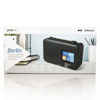 Groov-e Berlin DAB+ and FM Bluetooth Radio Black - official product image