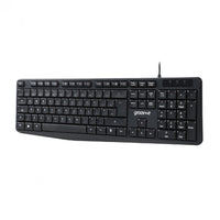 Groov-e Wired Keyboard and Mouse Set Black - official product image