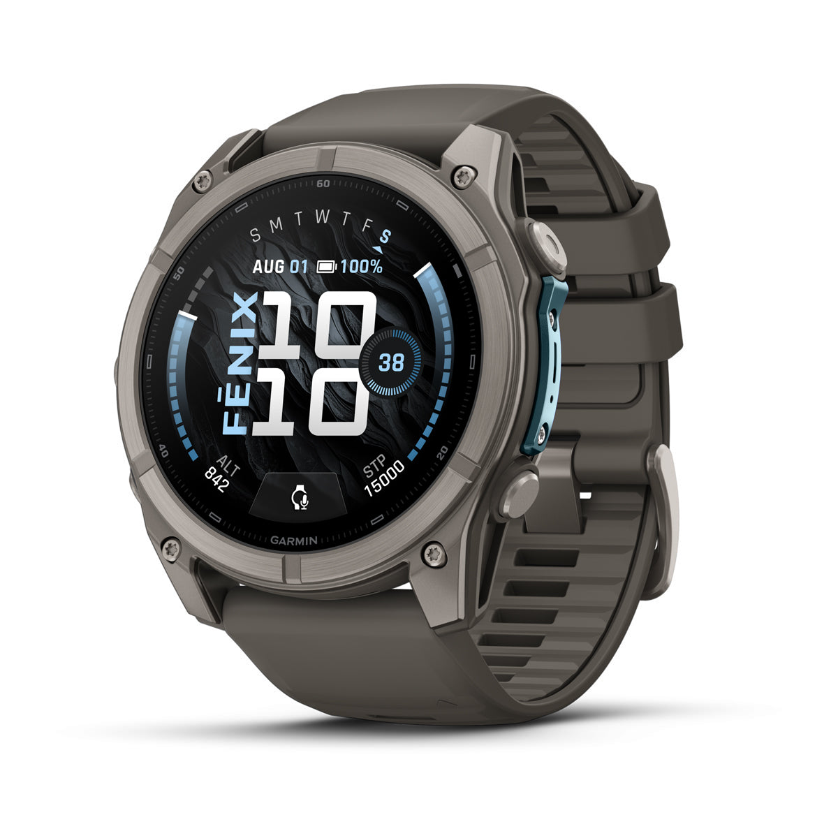 Garmin fenix 9 51mm AMOLED Sapphire GPS Smartwatch - front view