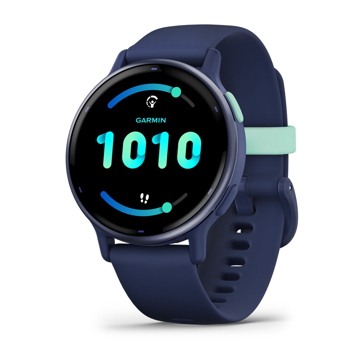 Garmin vivoactive 5 GPS Fitness Smartwatch - front view , screen on