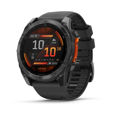 Garmin fēnix® 8 51 mm AMOLED GPS Multisport Smartwatch-Slate grey(black band) | 010-02905-00