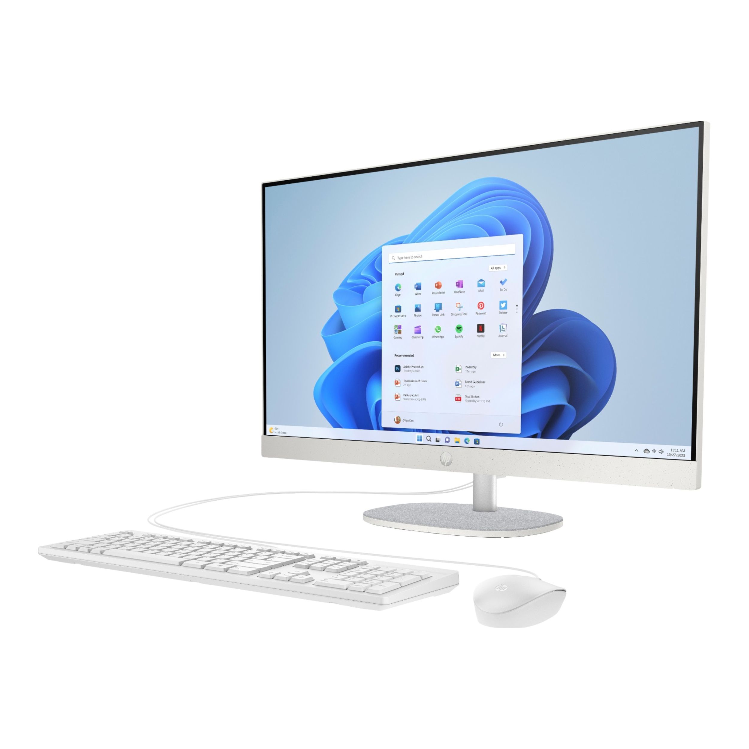 HP All-in-One 27-cr0045na 27-inch All-in-One PC in Shell White