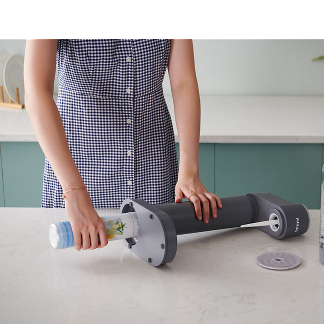 Philips GoZero Soda Maker - Grey | ADD4901GR/10 Philips Water Carbonator Euronics Ireland