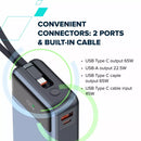 Canyon Power Bank OnPower PB-600 20,000mAh | CNS-CPB600DG Canyon Powerbank Euronics Ireland