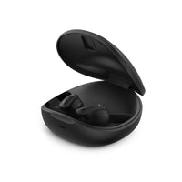 Sennheiser Conversation Clear Plus True Wireless Earphones — charging case open with earbuds